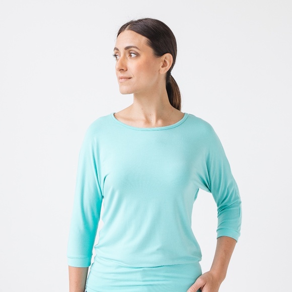 Modal Knit Dolman Sleeve Top - Picture 1 of 8